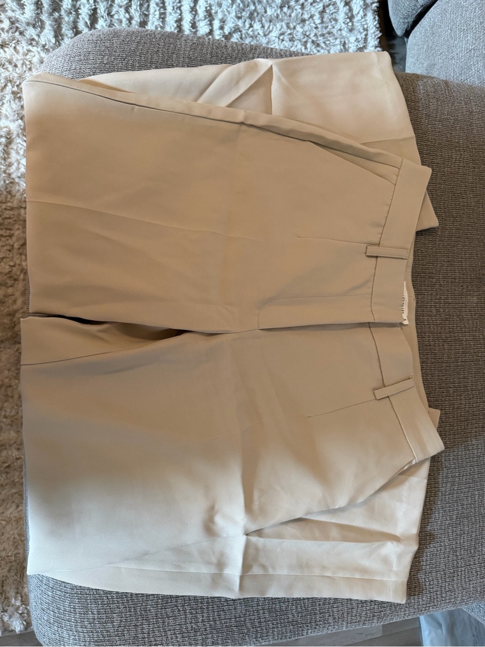 Beige Tailored Dress pants
